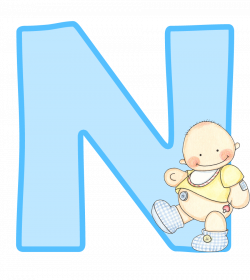 Montando minha festa: Alfabeto e números bebê menino - Azul ...