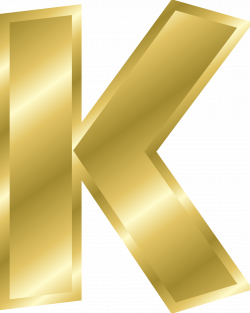 Clipart - Effect Letters alphabet gold