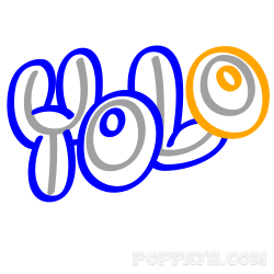 How To Draw Graffiti Word Art – Yolo – Pop Path