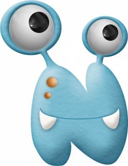 Alfabeto monstruitos...N | Alphabet~Funny~ | Pinterest | Alphabet ...