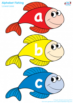 Lowercase Alphabet Fishing Game | Super Simple