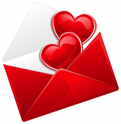 Transparent Red Love Letter with Hearts PNG Picture | HEARTS & BOXES ...