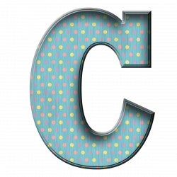 the letter c | FREE BLUE POLKA DIGI SCRAPBOOK ALPHABET | C Is for ...