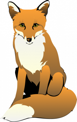Fox black and white art fox free download clip on clipart library 2 ...