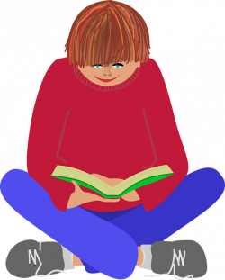 Children Reading Books Clipart#4495496 - Shop of Clipart Library