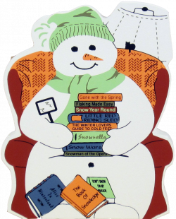 28+ Collection of Snowman Reading Clipart | High quality, free ...