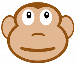 Monkey Face Drawing - Clipart library - Clip Art Library