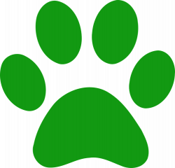 Paw clipart simple - Pencil and in color paw clipart simple