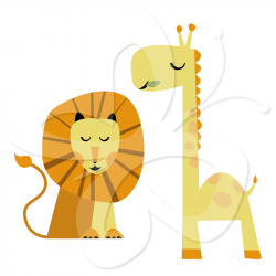 The Lion And The Giraffe - Creative Clipart Collection ...