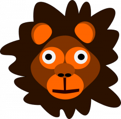 Lion Head Clip Art at Clker.com - vector clip art online, royalty ...