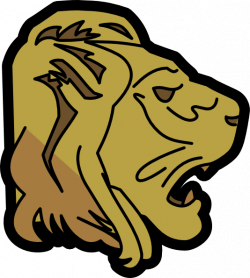 Lion Head Clip Art at Clker.com - vector clip art online, royalty ...