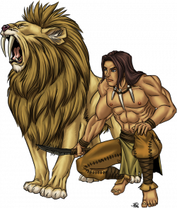 Sacred Lands: Jungle King and Nemean by ProdigyDuck on DeviantArt
