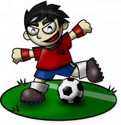 Sporty Soccer Kid Mascot