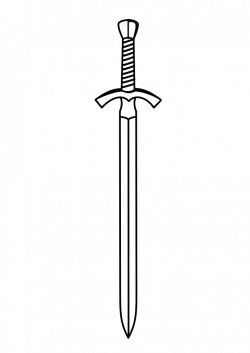 OnlineLabels Clip Art - Two-Edged Sword