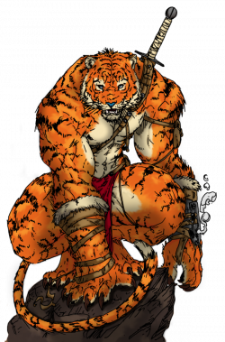 Tiger Warrior by joelmaca.deviantart.com on @DeviantArt | Anthros ...
