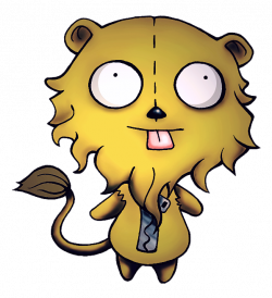 Gir: The Cowardly Lion by goRillA-iNK on DeviantArt