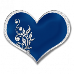 Blue Heart by PLACID85.deviantart.com on @DeviantArt PNG with ...