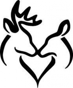 Deer Love Clipart | animals | Deer stencil, Deer silhouette ...