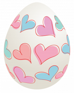 Easter Egg with Hearts PNG Clipart Picture | Gallery Yopriceville ...