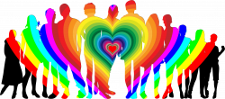 Clipart - Prismatic Love Human Family