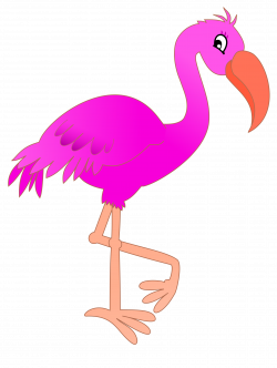 Clipart - Pink Flamingo