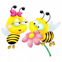 Valentine Love Bees - Honey Bee Free Images | Honey Bees (abeilles ...