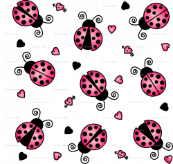 Love Bug Pink Ladybugs | Clipart Panda - Free Clipart Images