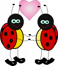 Ladybugs In Love Clip Art at Clker.com - vector clip art online ...