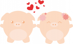 Little pigs in love by 177cm on DeviantArt