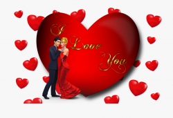 I Love You Loving Couple Red Heart Desktop Hd Wallpaper ...