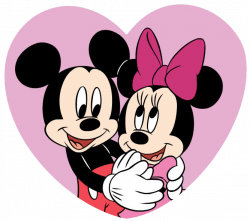 min_mickpinkheart2.png 667×592 pixels | Disney Mickey & Minnie ...