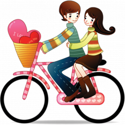 Love Romance couple Intimate relationship Valentines Day - bicycle ...