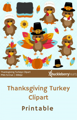 I love this cute Thanksgiving Clipart! Turkey Clip Art ...