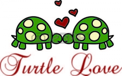 Turtle in love clipart - Clip Art Library