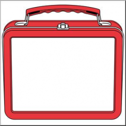 Clip Art: Lunch Box Red - lunch box illustration red ...