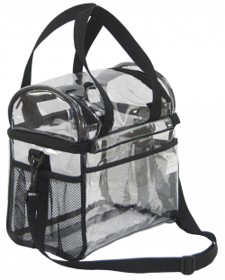 High Tower Double Deck Clear Lunch Bag For Work (11.5 x 10 x 6.5in ...