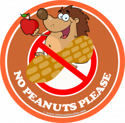 Thanksgiving Hedgehog No Peanuts Please Poster | Peanut Allergy ...