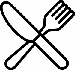 Fork Knife Food Restaurant Lunch Cutlery Svg Png Icon Free Download ...