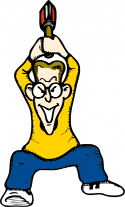 clipartist.net » Clip Art » angry guy with axe SVG
