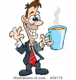 Coffee Clipart #39770 - Illustration by Dennis Holmes Designs