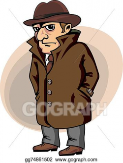 EPS Illustration - Detective or spy. Vector Clipart ...