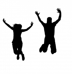 People Jumping Silhouette at GetDrawings.com | Free for personal use ...