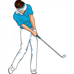 Man playing golf clipart - Clip Art Library