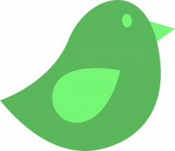Green Bird Clip Art at Clker.com - vector clip art online, royalty ...