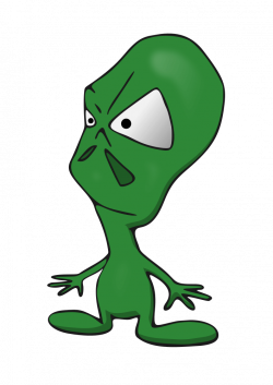 Little Green Man - Rooweb Clipart