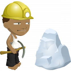 Clipart - African Miner