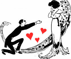 Clipart - Man Loves Woman
