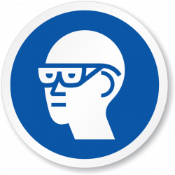 Wear Eye Protection Signs | Eye Protection Required Signs