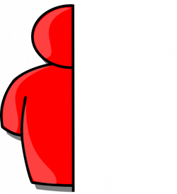 Half Red Man Clip Art at Clker.com - vector clip art online, royalty ...