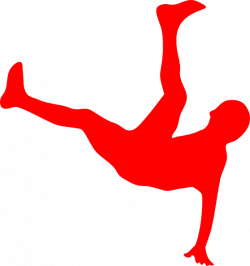 Red Man Falling Clip Art at Clker.com - vector clip art online ...